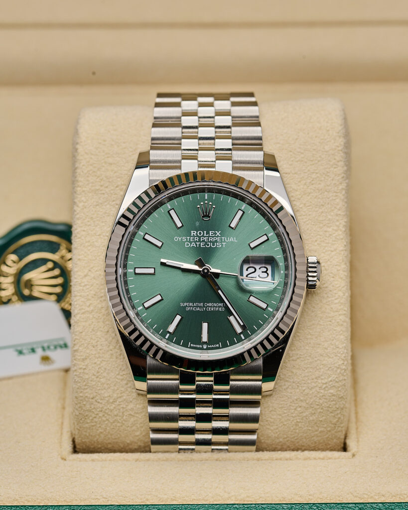 Rolex Datejust 126234 2024 Mint Green Dial