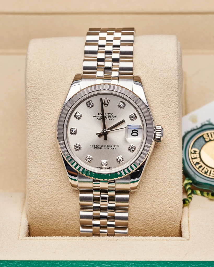 Rolex Datejust 31mm 178274 2018 Diamond Silver Jubilee