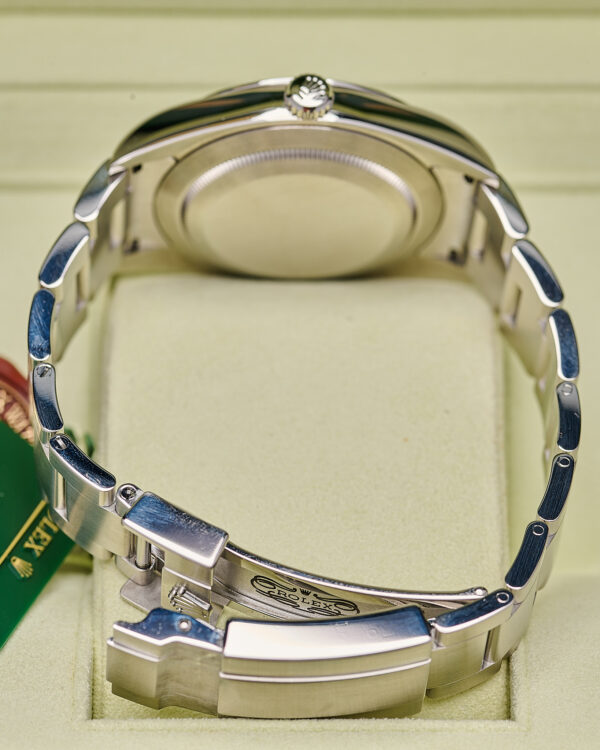 The underneath of a Rolex Explorer