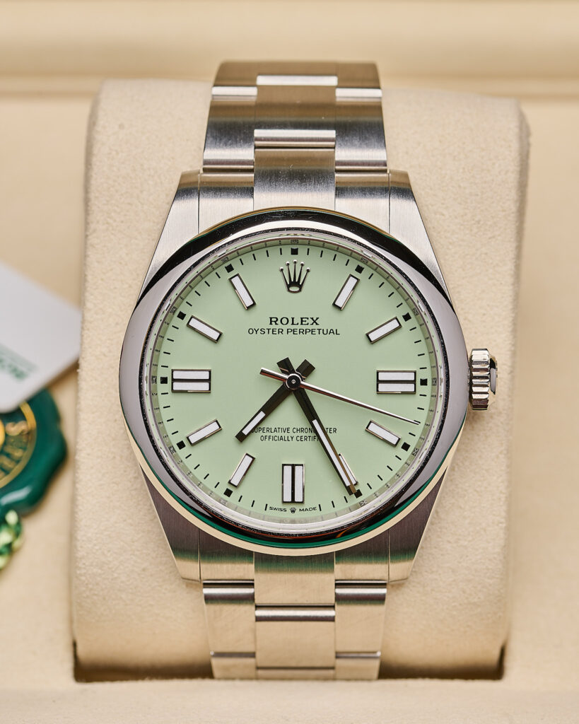 Rolex Oyster Perpetual 134300 Pistachio 2025 41mm