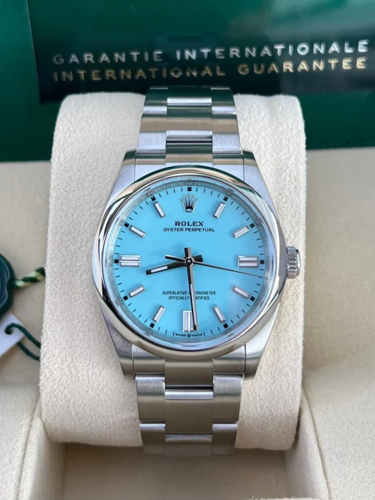 Rolex Oyster Perpetual 126000 36mm Tiffany Blue 2024