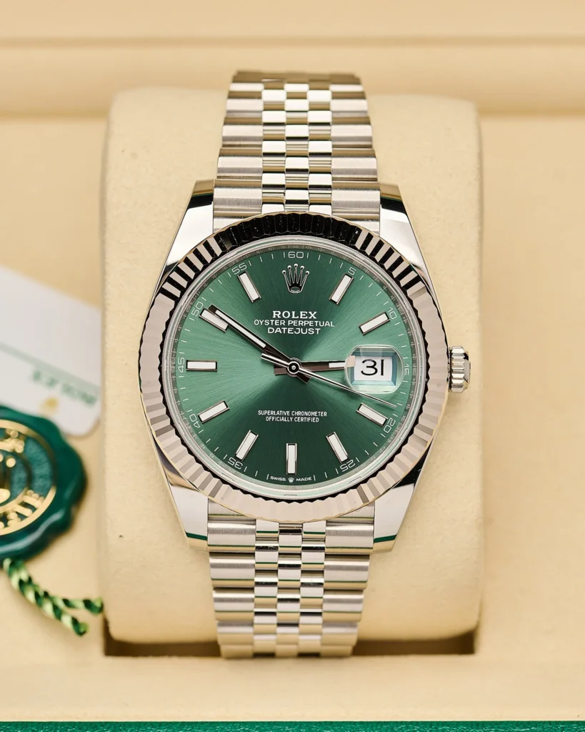 Rolex Datejust 126334 2025 Mint Green Jubilee