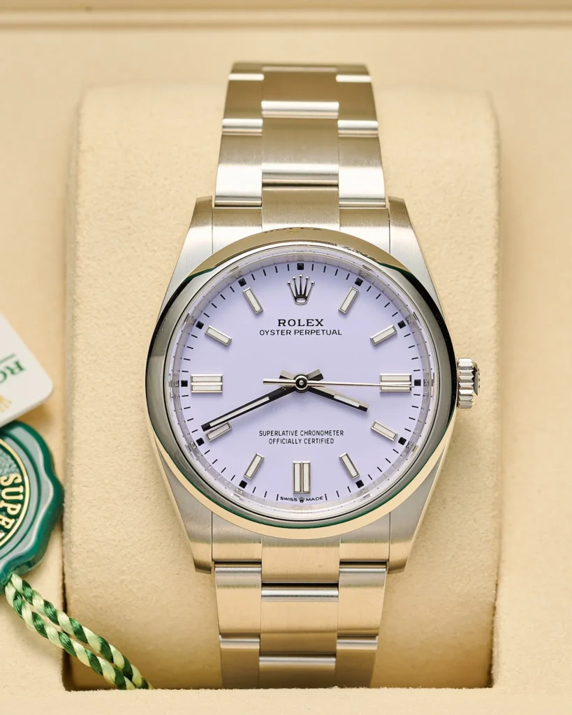 Rolex Oyster Perpetual 126000 2025 Lavender 36mm
