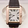 The face of a Cartier Tank Anglaise 2002.