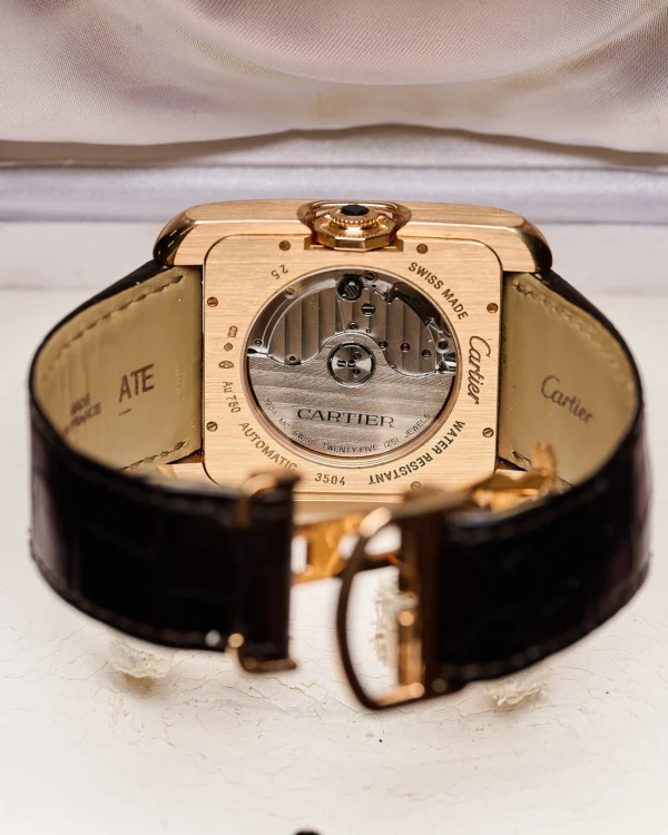 The back of a Cartier Tank Anglaise 2002.