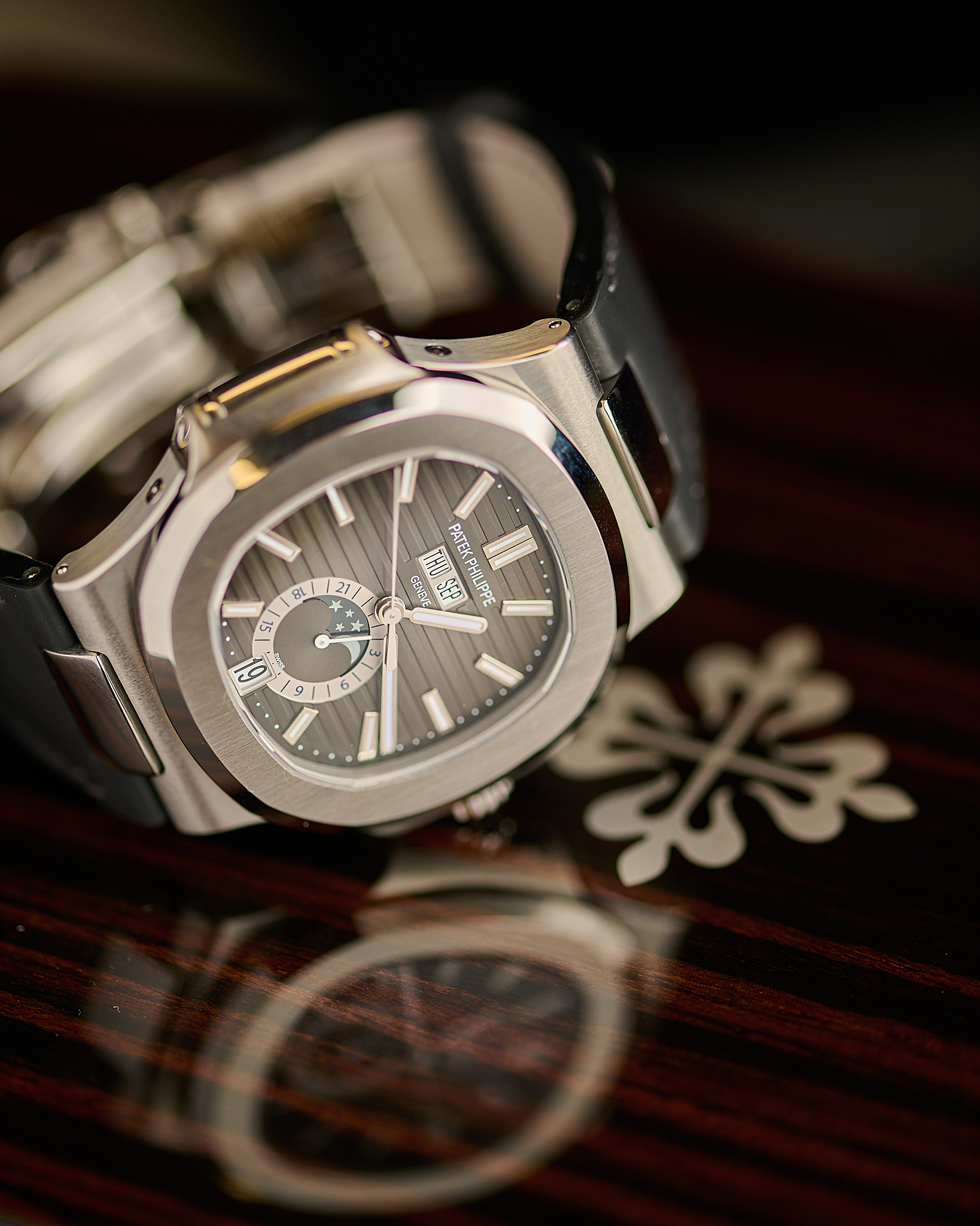 The face of a Patek Philippe