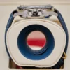 The opposite side of a Omega Speedmaster “Silver Snoopy Award” 2025