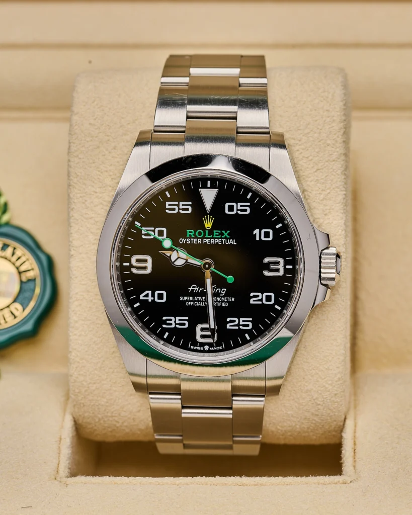 The face of the Rolex Airking 126900 2024