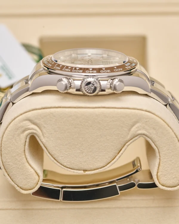 The side of a Rolex Cosmograph Daytona