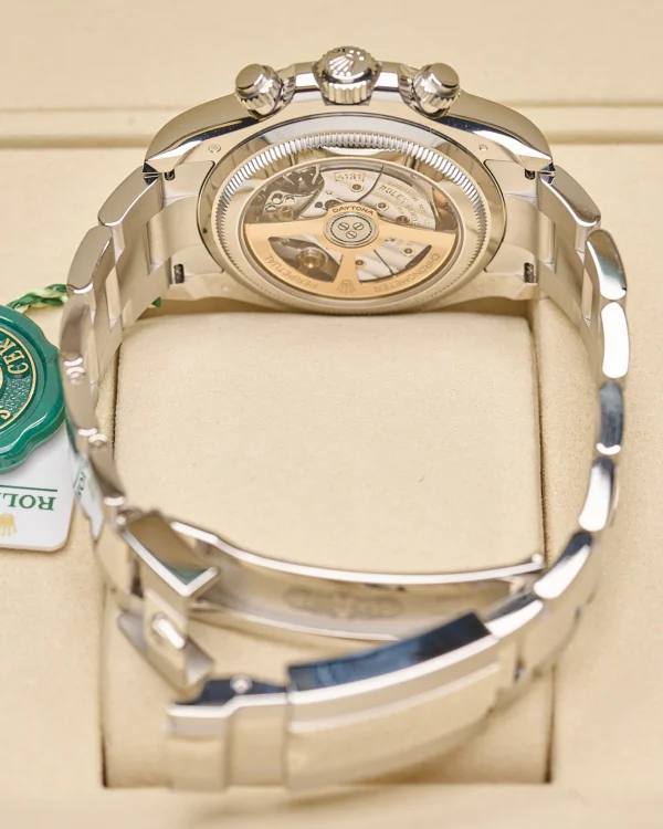 The back of a Rolex Cosmograph Daytona