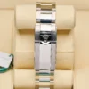 Rolex logo on the strap of the Rolex GMT-Master II 126720VTNR