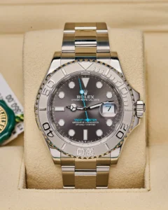 The face of the Rolex Yachtmaster 126622 Rhodium 2022