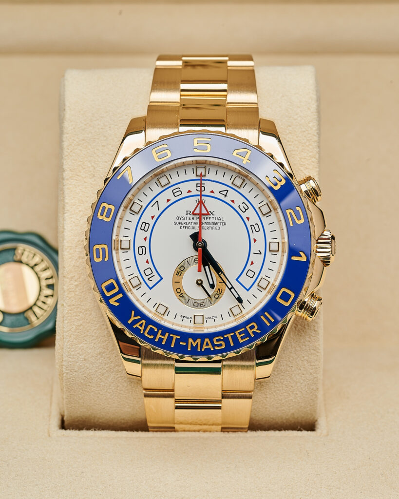 Rolex Yachtmaster ii 116688 2016 Full Set Yellow Gold 44mm