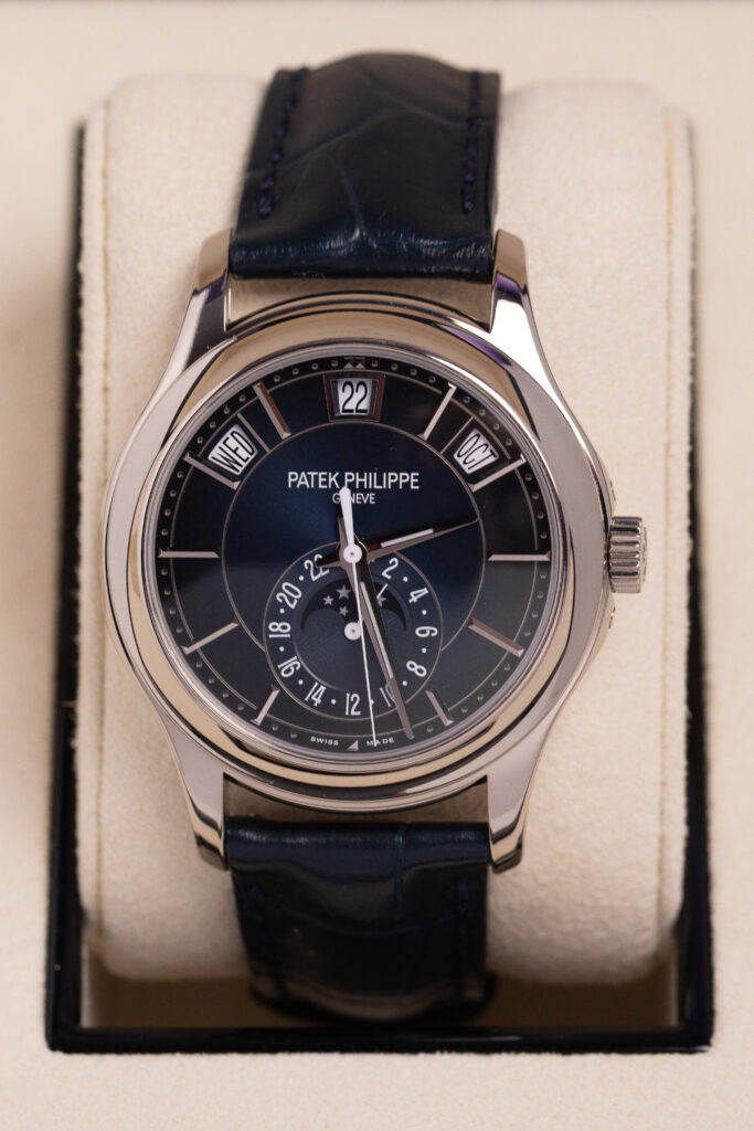 Patek Philippe Annual Calendar 5205G 2019 Blue White Gold