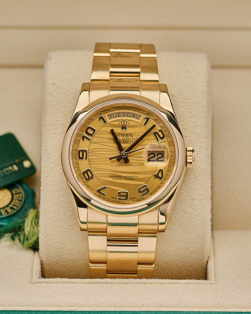 Rolex Daydate 118208 2021 36mm Yellow Gold