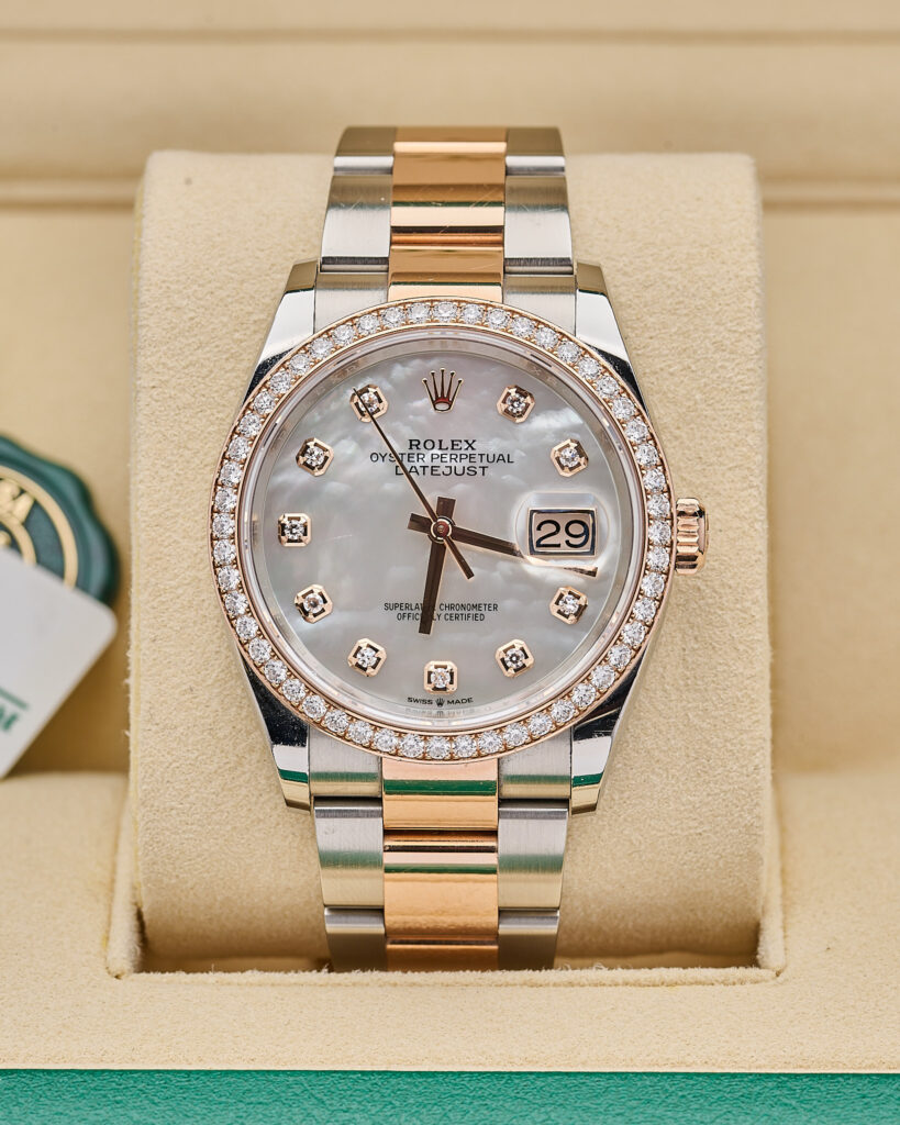 Rolex Datejust 126281RBR 2019 MOP 36mm Diamond