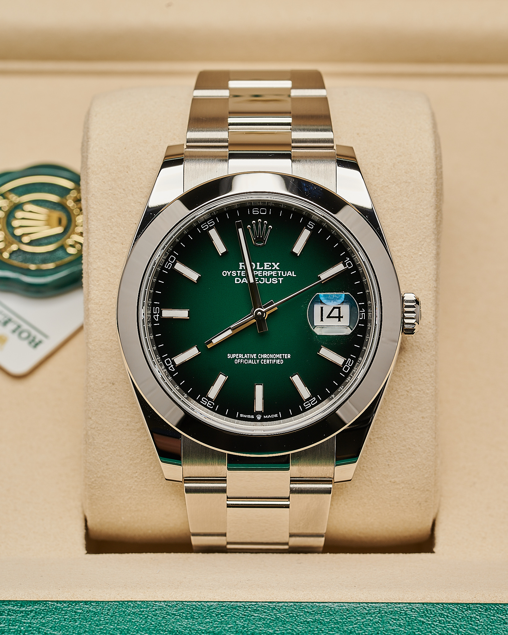 Rolex Datejust 126300 Green Ombre 41mm 2026