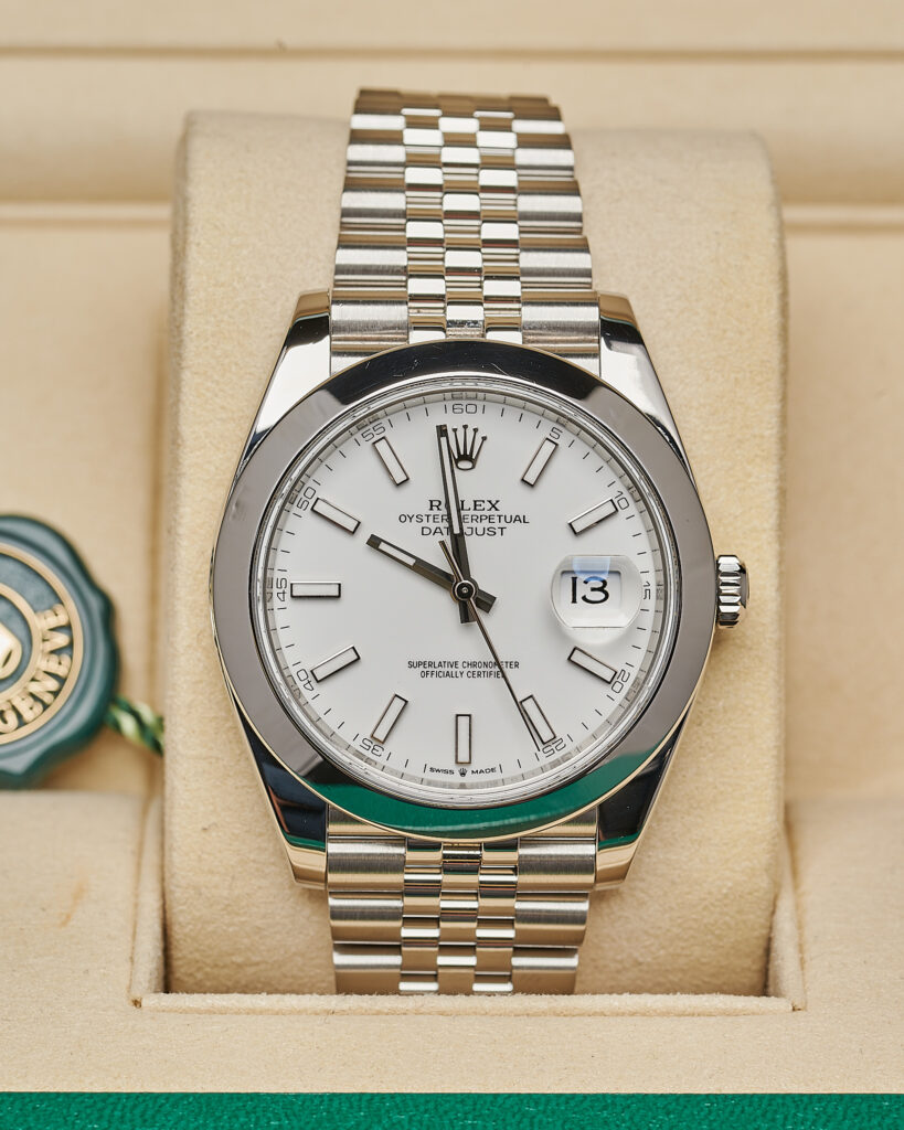 Rolex Datejust 126300 White 2024 Jubilee 41mm