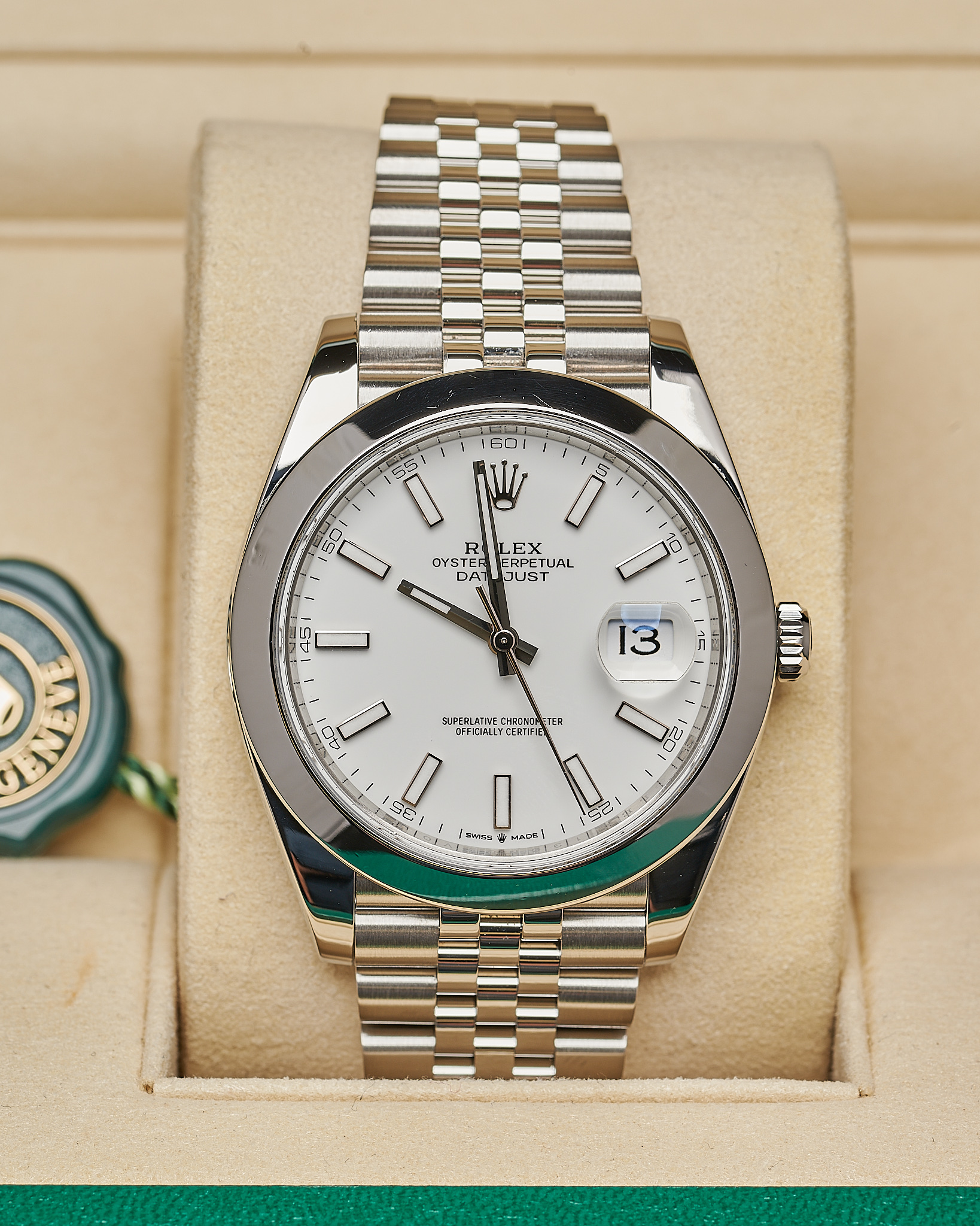 Rolex Datejust 126300 White 2024 Jubilee 41mm