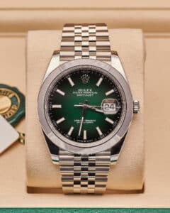 Rolex Datejust 126300 Green Ombre Jubilee 41mm 2026