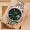 Rolex Datejust 126300 Green Ombre Jubilee 41mm 2026 - view 7