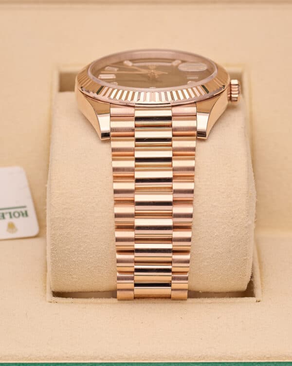 Rolex Day-Date 40 228235 2023 Chocolate Diamond Baguette - view 2