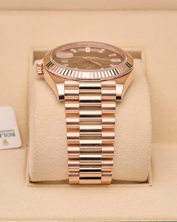 Rolex Day-Date 40 228235 2023 Chocolate Diamond Baguette - view 3