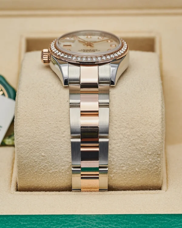 Rolex Lady-Datejust 279381RBR 2019 28mm Mother of Pearl Diamond - view 3