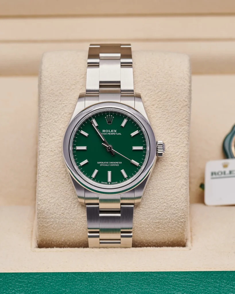 Rolex Oyster Perpetual 277200 2025 Green 31mm