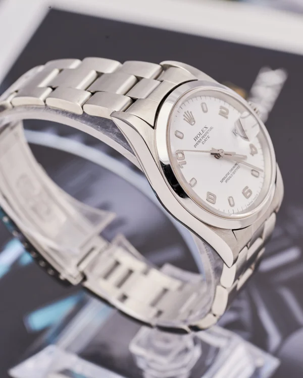 Rolex Oyster Perpetual Date 15200 White Arabic - view 2
